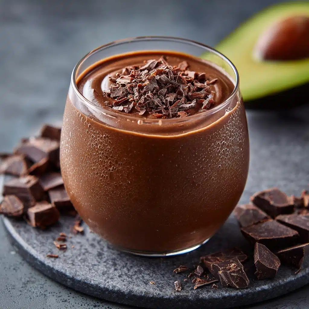 Avocado Chocolate Peanut Butter Smoothie Recipe