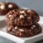 Flourless Triple Chocolate Cookies Recipe
