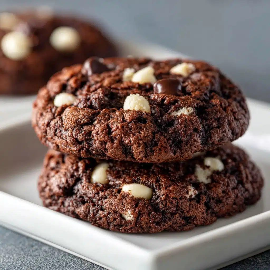 Flourless Triple Chocolate Cookies Recipe
