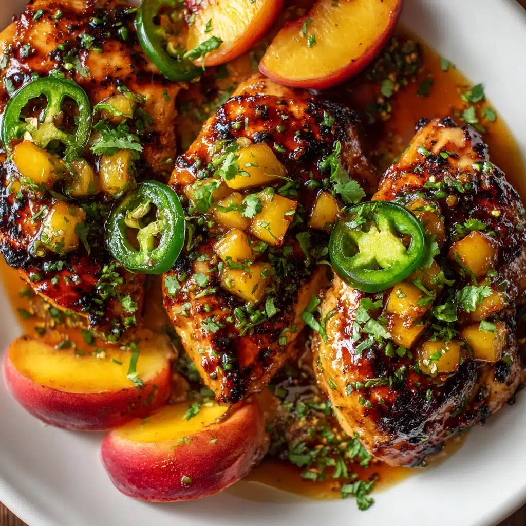 Jalapeño Peach Chicken Recipe - Recipe Image