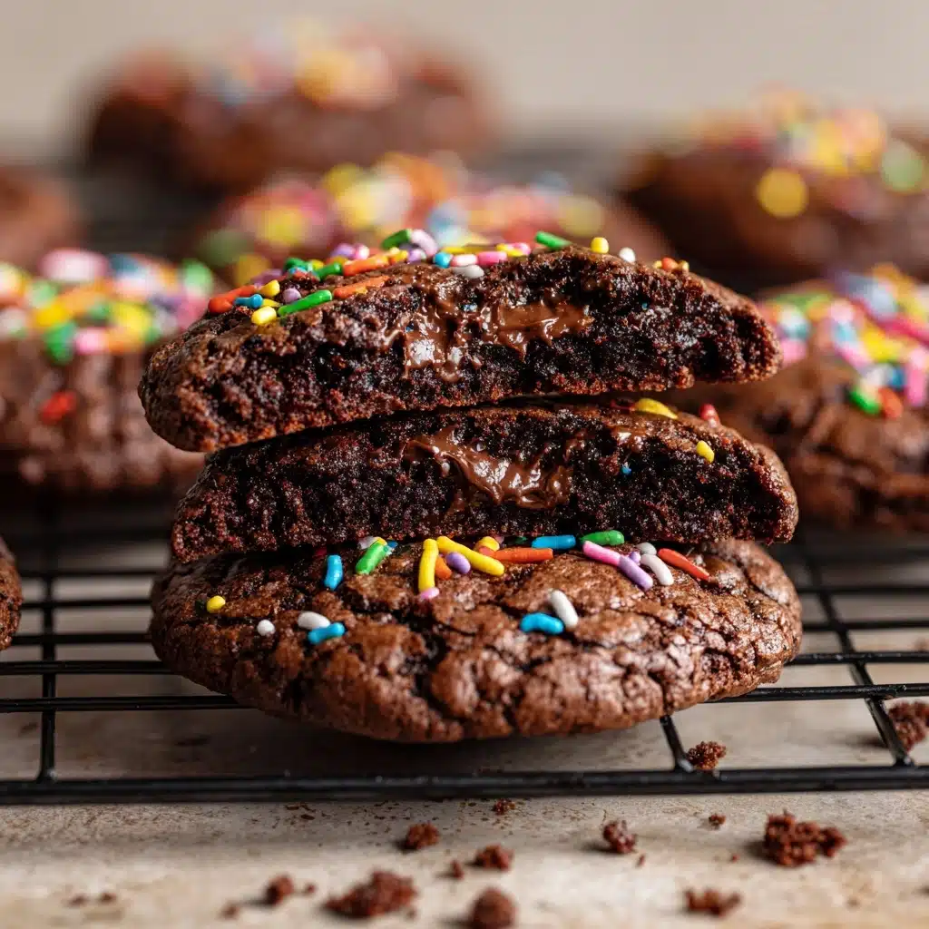 Fudgy Cosmic Brownie Cookies Recipe - Recipe Image