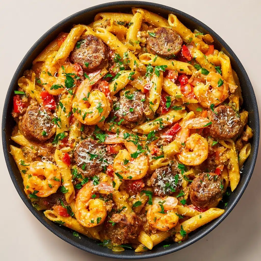 Cajun Shrimp and Sausage Pasta Recipe