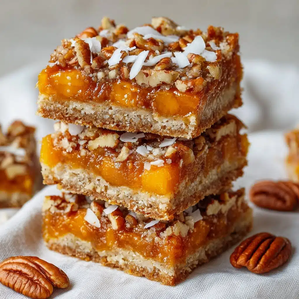 Apricot Coconut Pecan Bars Recipe