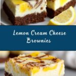 Lemon Cream Cheese Brownies Recipe