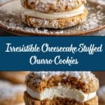 Cheesecake Stuffed Churro Cookies Recipe