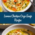 Lemon Chicken Orzo Soup Recipe