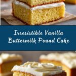Vanilla Buttermilk Pound Cake with Cream Cheese Glaze Recipe