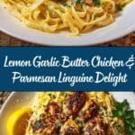 Lemon Garlic Butter Chicken with Parmesan Linguine Recipe