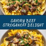 Beef Stroganoff with Egg Noodles Recipe