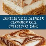 Blender Cinnamon Roll Cheesecake Bars Recipe