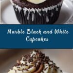 Marble Black and White Cupcakes Recipe