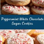 White Chocolate Dipped Peppermint Sugar Cookies Recipe