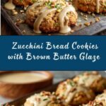 Zucchini Bread Cookies with Brown Butter Glaze Recipe