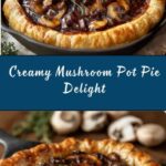 Creamy Mushroom Pot Pie with Flaky Crust Recipe