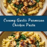 Crockpot Garlic Parmesan Chicken Pasta Recipe
