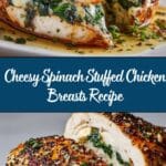Cheesy Spinach Stuffed Chicken Breasts Recipe