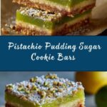 Pistachio Pudding Sugar Cookie Bars Recipe