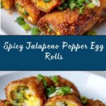 Mini Jalapeno Popper Egg Rolls Recipe