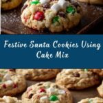 Cake Mix Chocolate Chip Santa Cookies Recipe