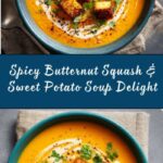 Spicy Butternut Squash and Sweet Potato Soup Recipe