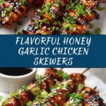 Honey Garlic Chicken Skewers Recipe