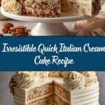 Quick Italian Cream Cake Recipe