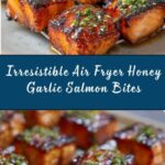 Air Fryer Honey Garlic Salmon Bites Recipe