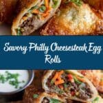 Philly Cheesesteak Egg Rolls Recipe