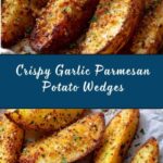 Baked Garlic Parmesan Potato Wedges Recipe