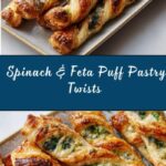 Spinach and Feta Puff Pastry Twists Recipe
