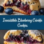 Blueberry Crinkle Cookies Recipe