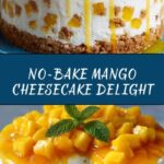 Unbaked Cheese and Mango Cake Recipe