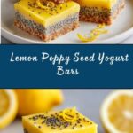 Low Sugar Lemon Poppy Seed Greek Yogurt Bars Recipe