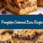 Pumpkin Oatmeal Bars Recipe