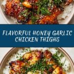 Honey Garlic Slow Cooker Chicken Thighs Recipe