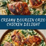 Boursin Orzo with Chicken Recipe