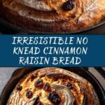No Knead Cinnamon Raisin Bread Recipe
