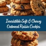 Soft & Chewy Oatmeal Raisin Cookies Recipe