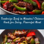 Tender Beef in Minutes! Chinese Secret to Soften the Toughest Beef Recipe
