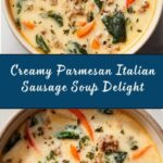 Creamy Parmesan Italian Sausage Soup Recipe