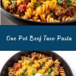 One Pot Beef Taco Pasta Recipe