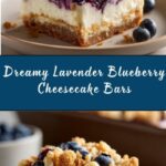 Lavender and Blueberry Cheesecake Bars Recipe
