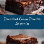 Cocoa Powder Brownies Recipe
