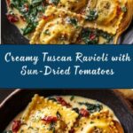 Creamy Tuscan Ravioli Recipe