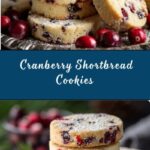Cranberry Shortbread Cookies Recipe