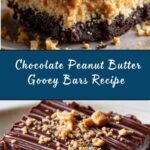 Chocolate Peanut Butter Ooey Gooey Butter Bars Recipe