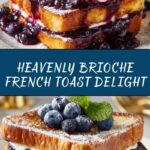 Brioche French Toast with Blueberry Compote & Crème Fraîche Recipe