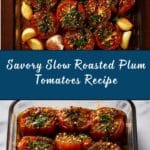 Slow Roasted Plum Tomatoes Recipe