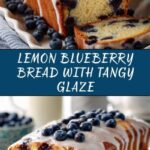 Blueberry Bread with Lemon Glaze Recipe