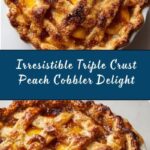 Triple Crust Peach Cobbler Recipe